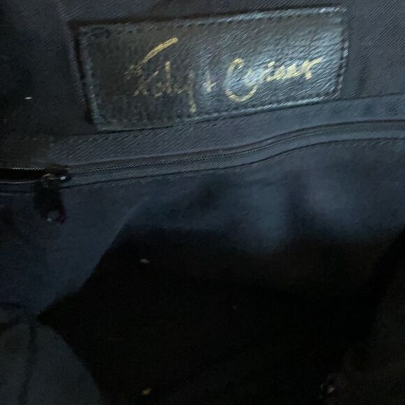 Foley & Corinna Black Leather Toggle Shoulder Bag - Picture 10 of 14